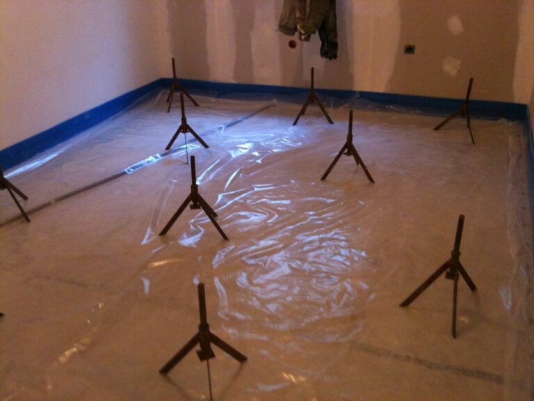 Aménagement extérieur du jardin, Aménagement Ext Chape Carrelage (Cessy)