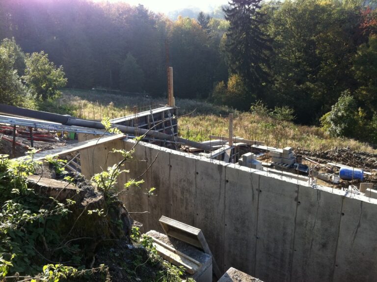 Gros œuvre en cours de construction – Construction clé en main, Arbusigny