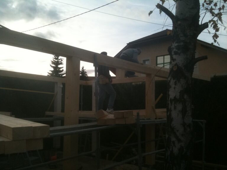 Gros œuvre en cours de construction sur le chantier Construction clé en main à Ville-la-Grand