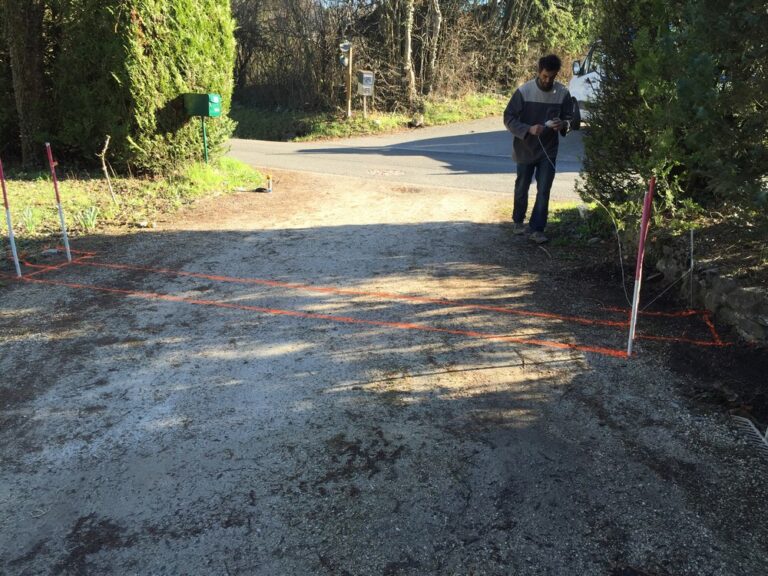 Aménagement extérieur du jardin (Semelle Pilier Muret Parement, Fillinges)