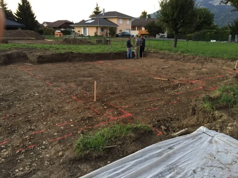 Aménagement extérieur du jardin, Terrassement (VRD Maçonnerie – Saint-Pierre-en-Faucigny)