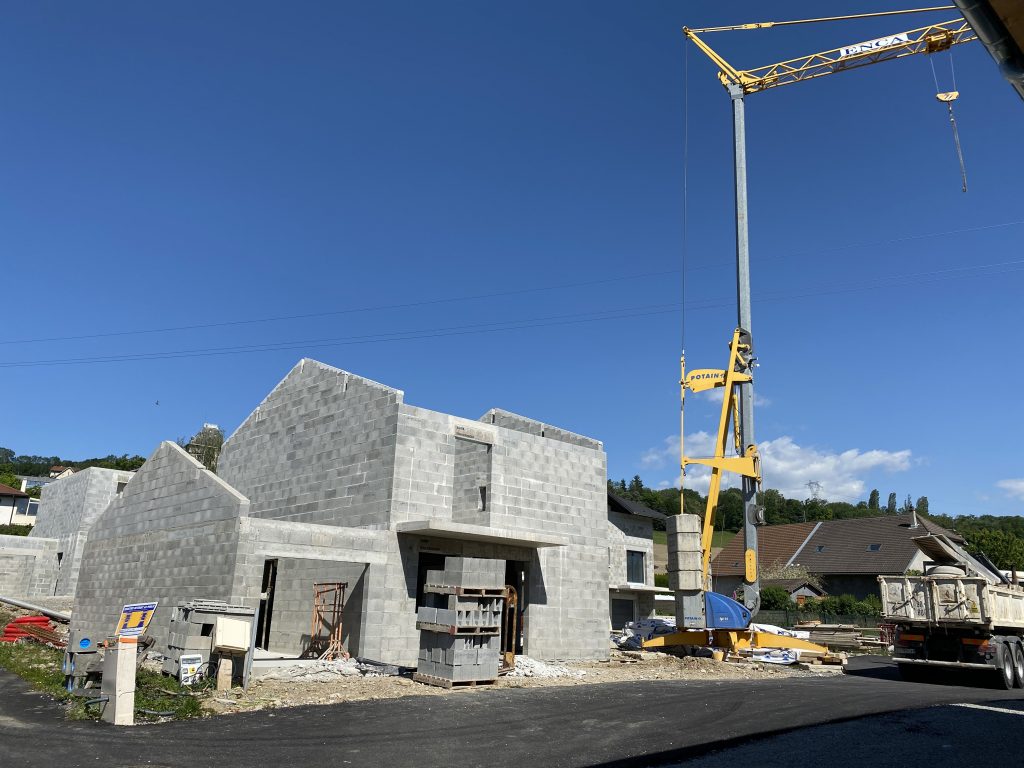 Chantier ENCA BTP à Contamine-sur-Arve