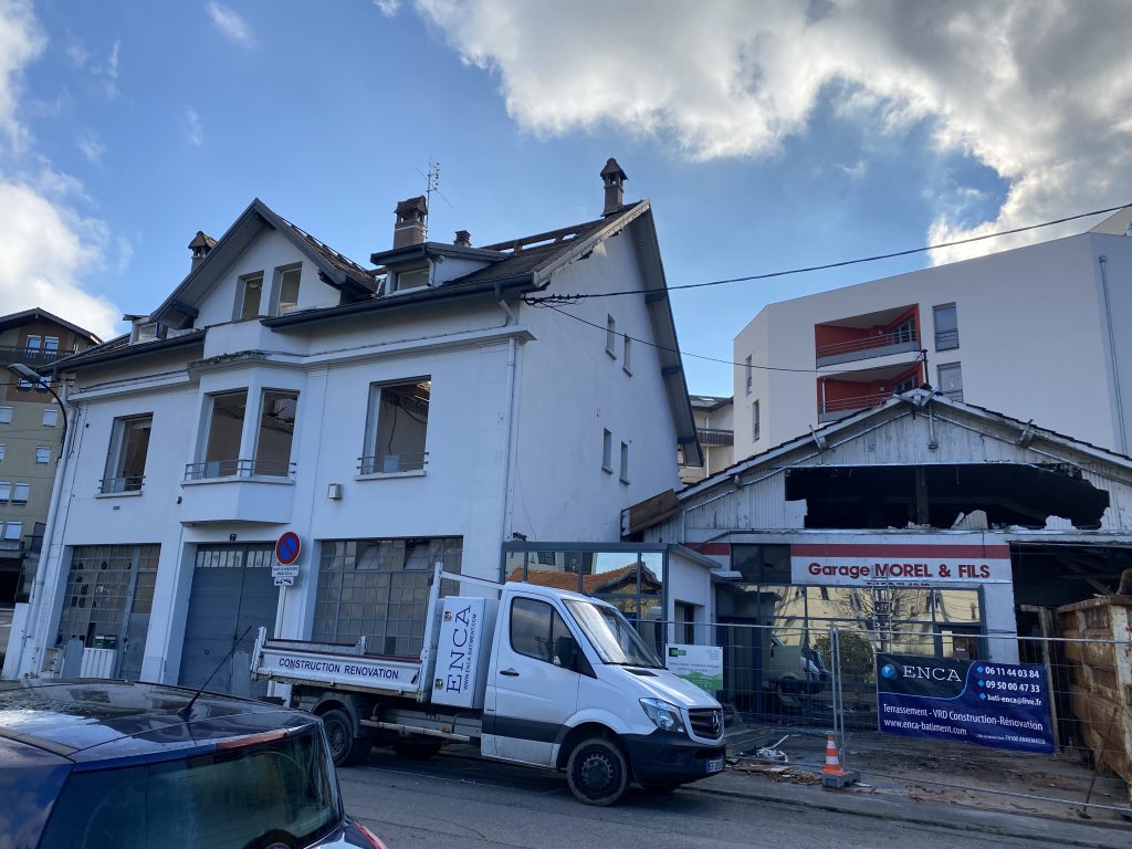 Chantier ENCA BTP à Thonon-les-Bains