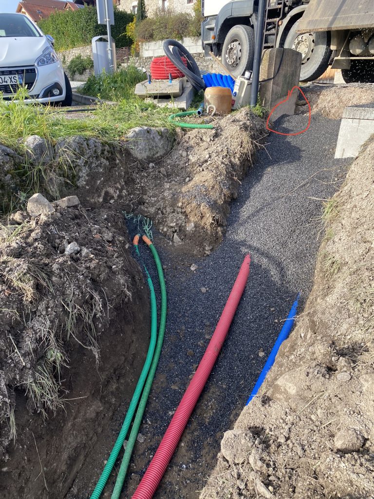 Chantier ENCA BTP à Viuz-en-Sallaz