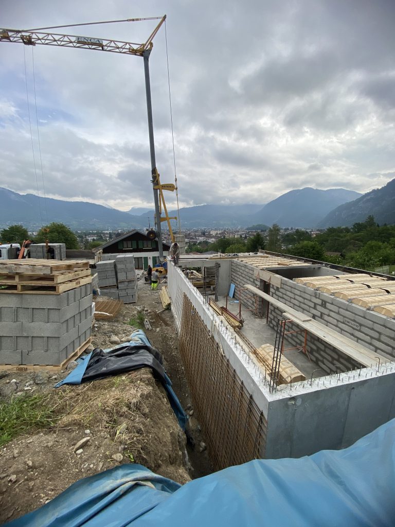 Chantier ENCA BTP à Scionzier