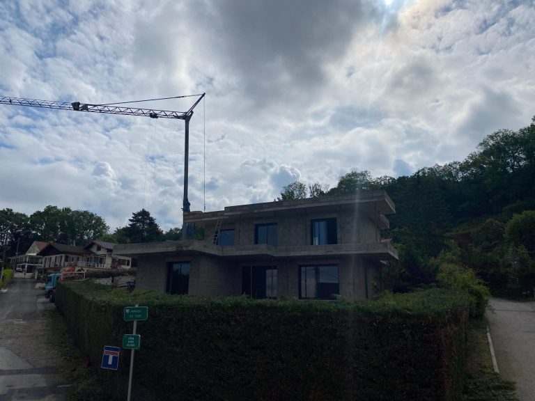Terrassement et Maçonnerie complète - Villa Design à Cranves-Sales (2023) – ENCA BTP